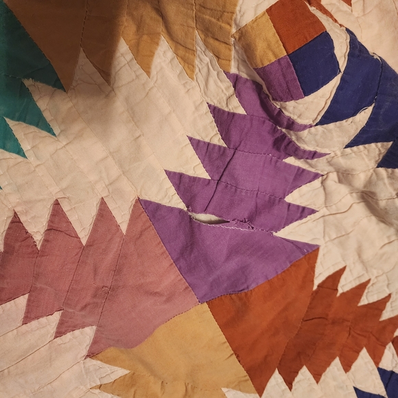Colorful Patchwork Quilt - Picture 3 of 3